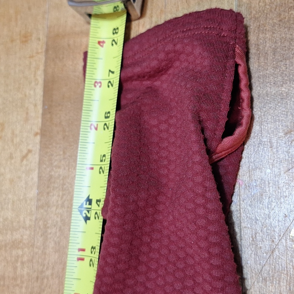 North Face‎ Base Layer Flight Series Cardinal Red Hooded Mask Thumb Holes Med-Lg - Picture 5 of 11